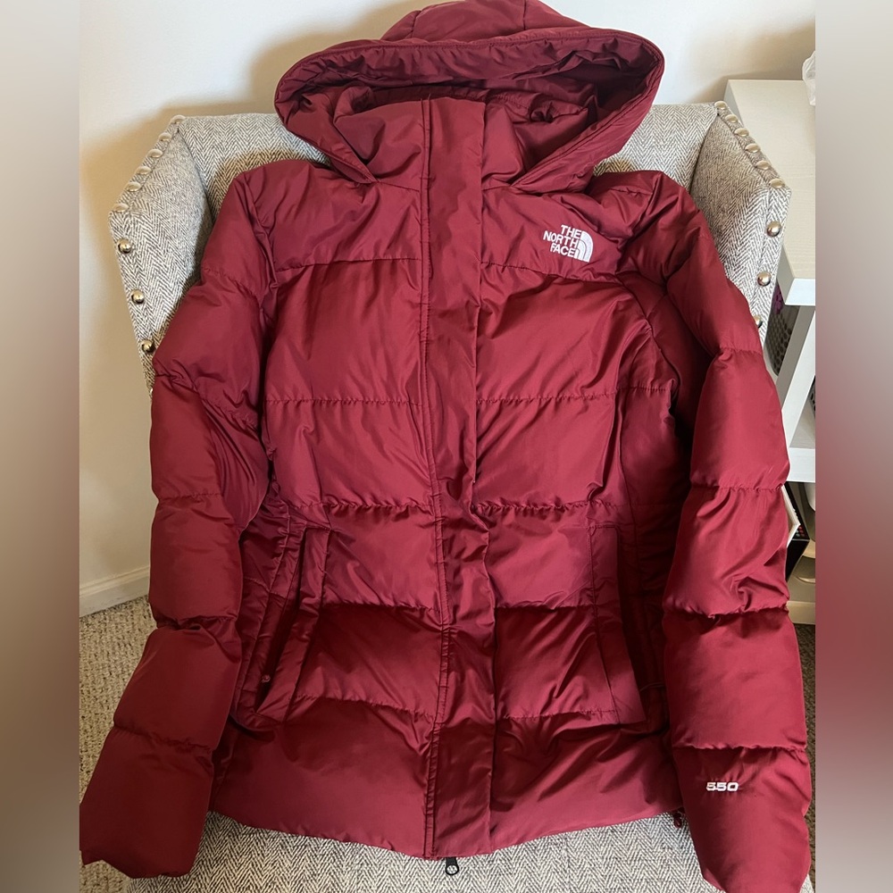 The North Face Women’s Gothic Puffer Jacket in Pomegranate
